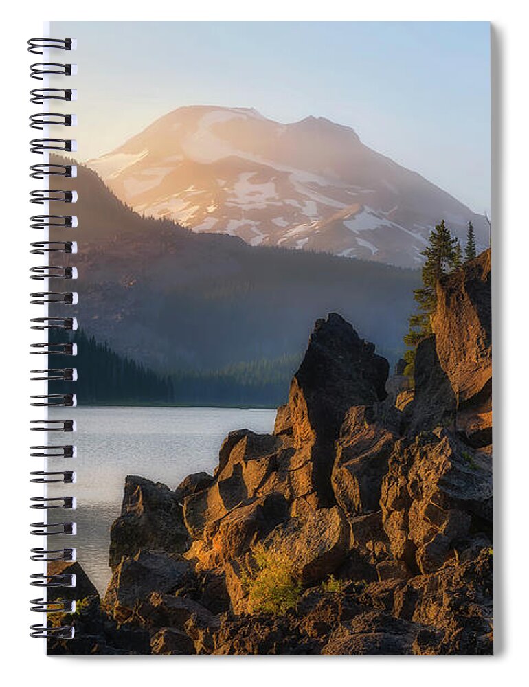 Ray Atkeson Memorial Trail Spiral Notebook featuring the photograph Rocky Sparks by Ryan Manuel
