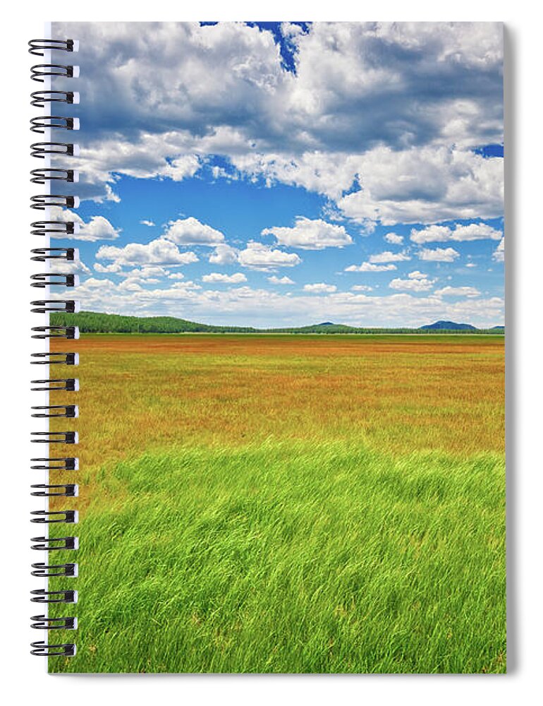 Arizona Spiral Notebook featuring the photograph Rogers Lake by Jeff Goulden