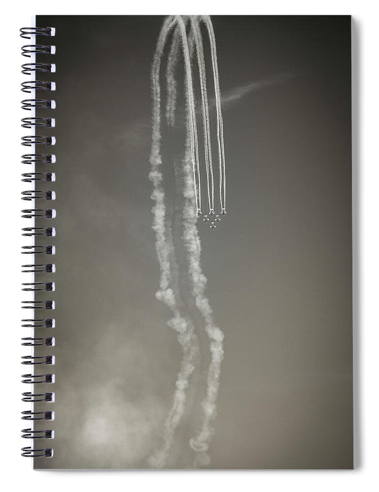 Roulettes Spiral Notebook featuring the photograph Roulettes by Ari Rex