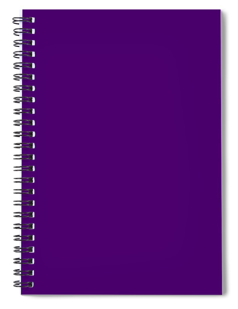 Royal Purple Spiral Notebook featuring the digital art Royal Purple by TintoDesigns