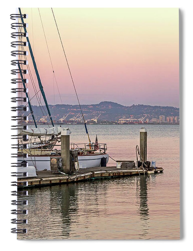 Boats Spiral Notebook featuring the photograph Ruby Sailing by Kate Brown