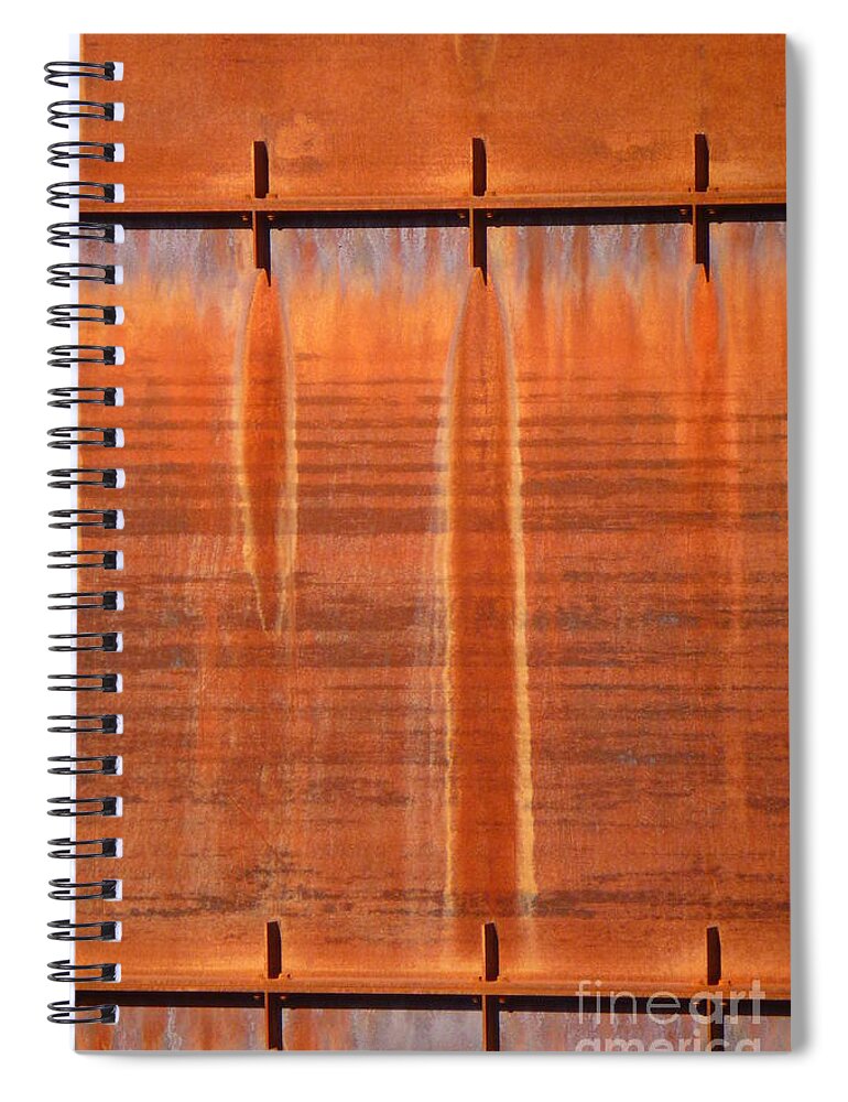 Photography Spiral Notebook featuring the photograph Rust #16 by Stephanie Gambini