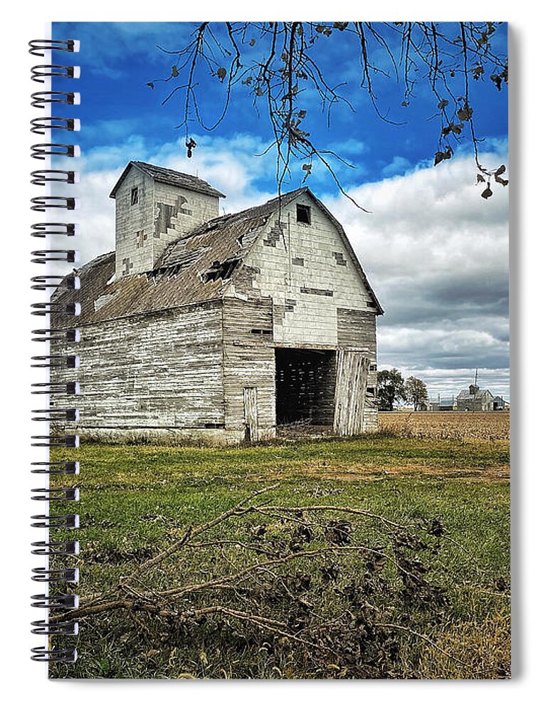 Barn Spiral Notebook featuring the photograph Rustic Storage by Andrea Platt
