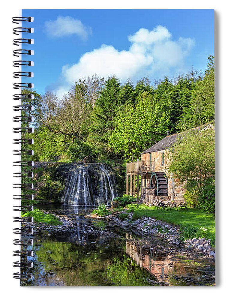 England Spiral Notebook featuring the photograph Rutter Falls by Tom Holmes Photography