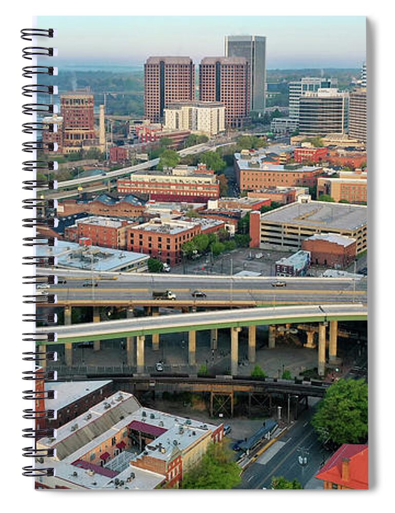 Richmond Spiral Notebook featuring the photograph Rva 011 by Richmond Aerials