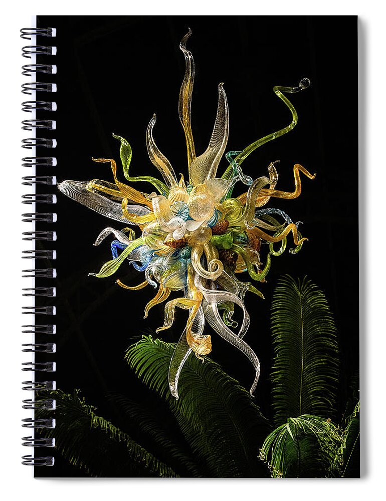 2018 Spiral Notebook featuring the photograph Sago Palm Fronds by Charles Hite
