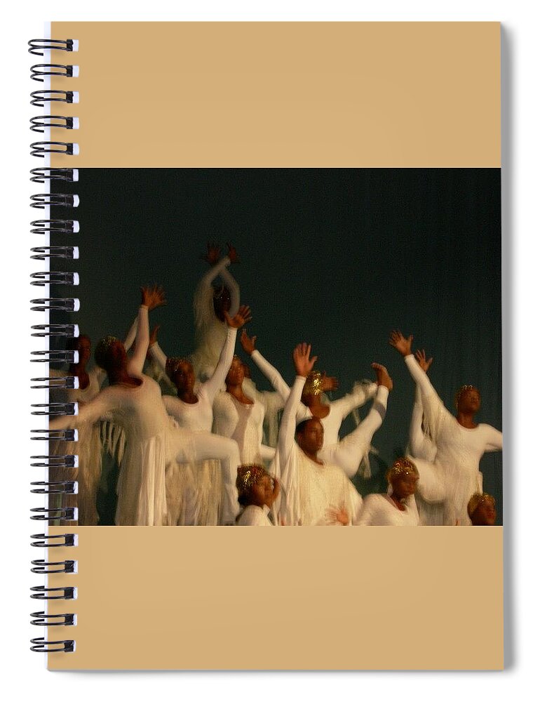  Spiral Notebook featuring the photograph Saintee 4 by Trevor A Smith
