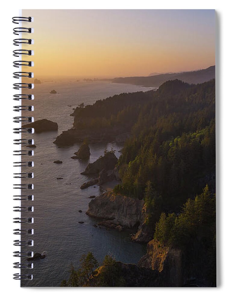 Secret Beach Spiral Notebook featuring the photograph Samuel H. Boardman Scenic Corridor by Michael Ver Sprill