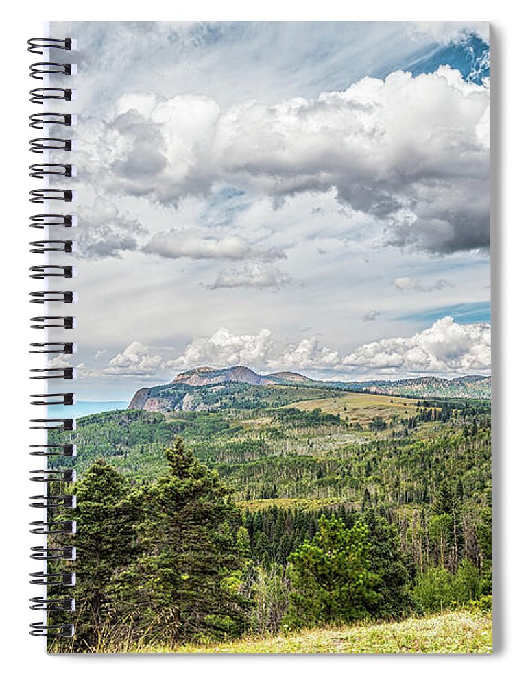 Landscape Spiral Notebook featuring the photograph San Juan Mountains New Mexico by Debra Martz