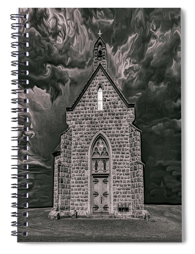 Art Spiral Notebook featuring the photograph Sanctuary ... by Chuck Caramella