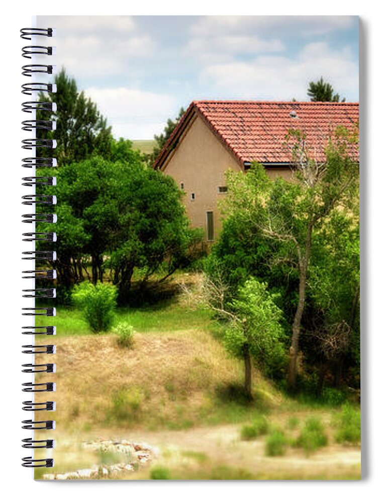 Fine Art Photography Spiral Notebook featuring the photograph Sanctuary by John Strong
