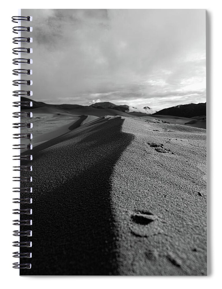 Mountain Spiral Notebook featuring the photograph Sand Dune Dayz by Go and Flow Photos
