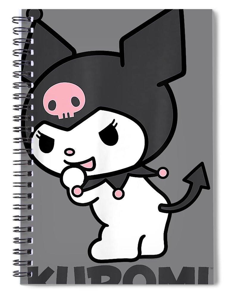 Random] Sanrio Kuromi 10 Blank Spiral Notebook Sketchbook Drawing