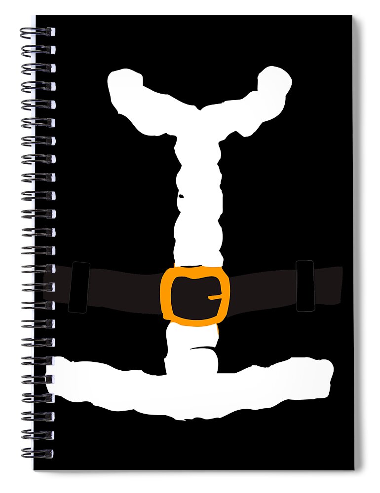 Christmas 2023 Spiral Notebook featuring the digital art Santa Costume by Flippin Sweet Gear