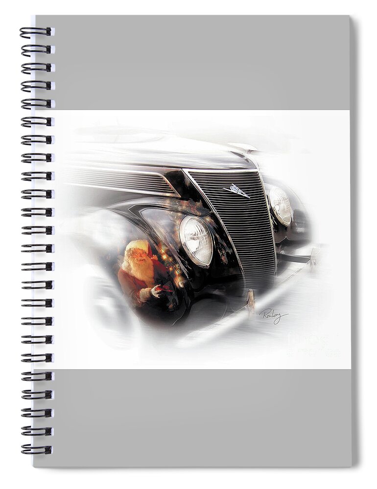 Santa Spiral Notebook featuring the photograph Santa's Thirty-Seven by Ron Long