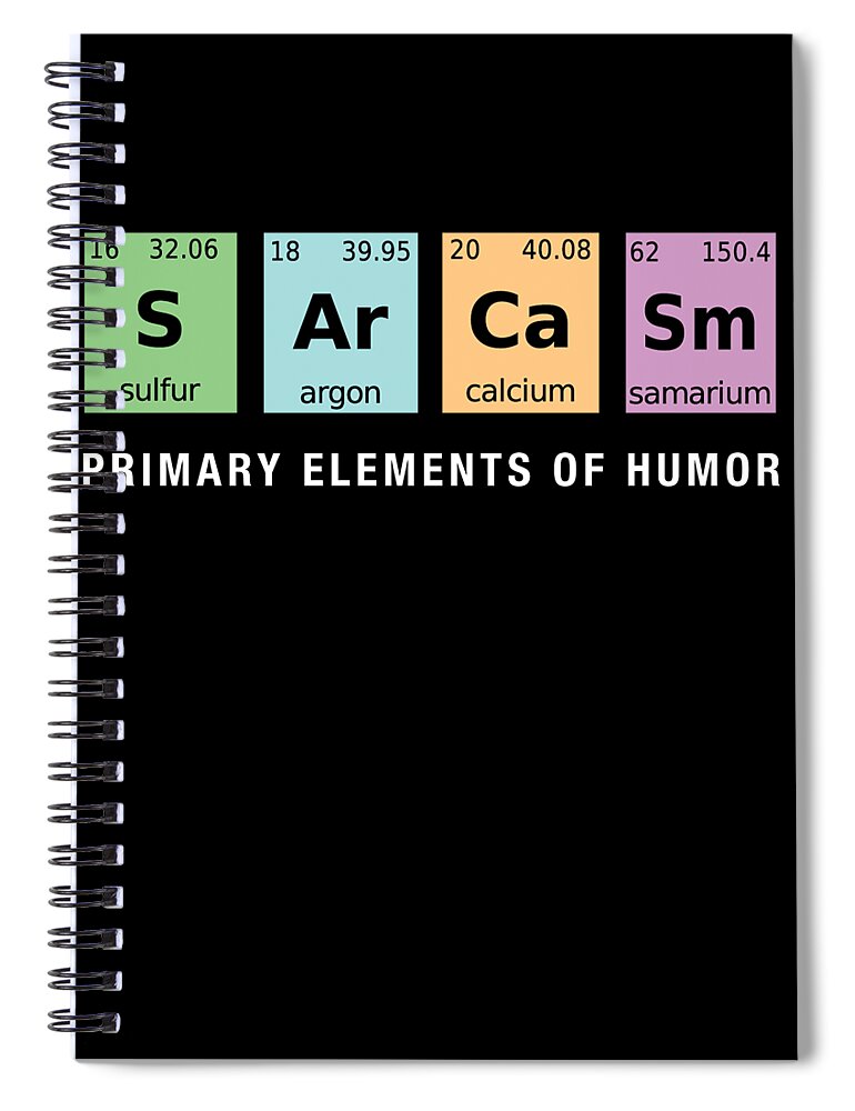 SArCaSm Periodic Table Elements Word Chemistry Black Ink Pen