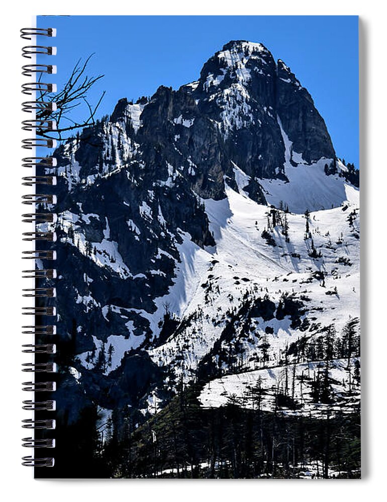Wyoming Images Spiral Notebook featuring the photograph Scenic Grand Teton Photography 20180520-174 by Rowan Lyford