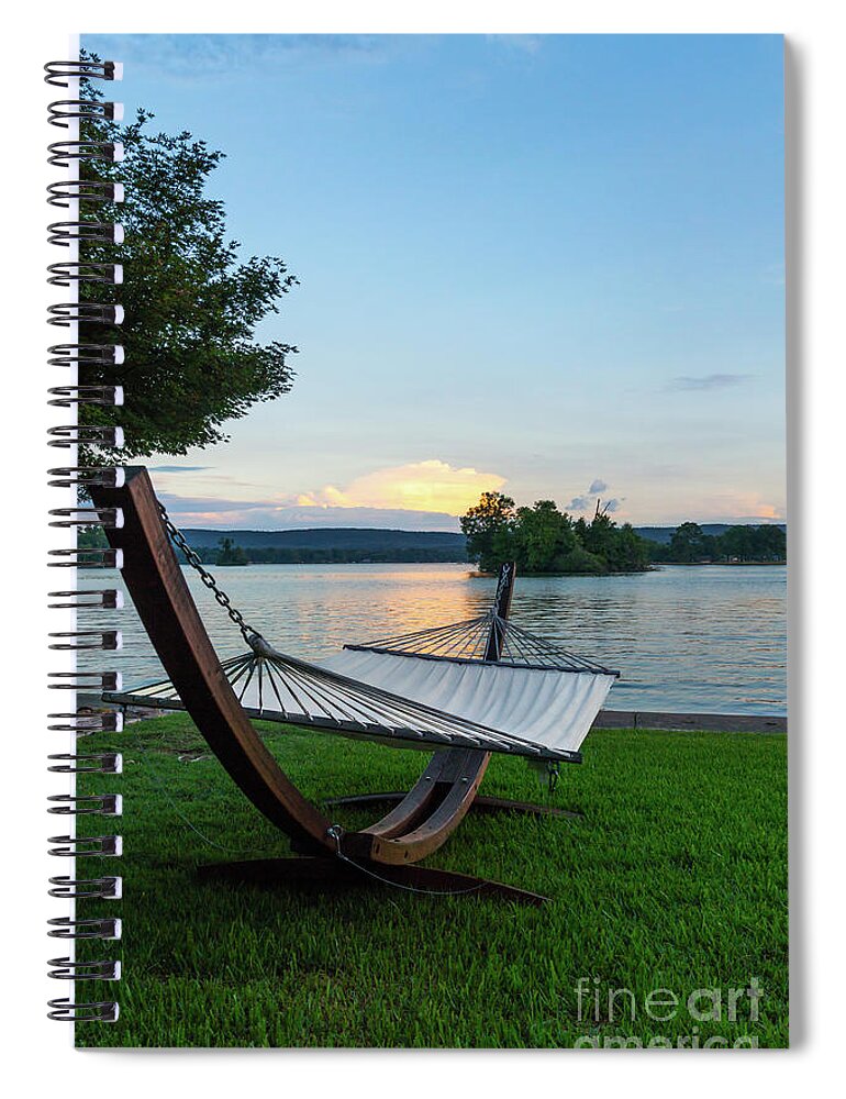 Hammock Spiral Notebook featuring the photograph Scenic Hammock by Jennifer White