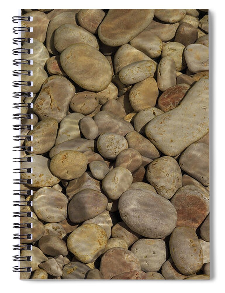 Door County Spiral Notebook featuring the photograph Schoolhouse Beach Pebbles by Paul Schultz