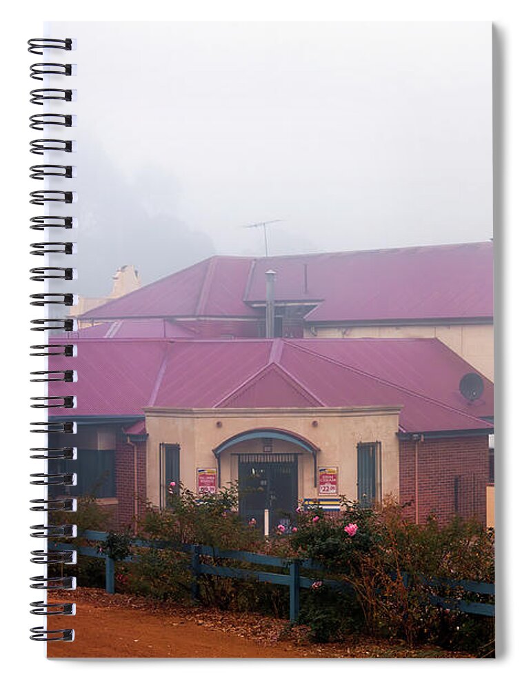 Bridgetown Spiral Notebook featuring the photograph Scotts Tavern, Bridgetown, Western Australia by Elaine Teague