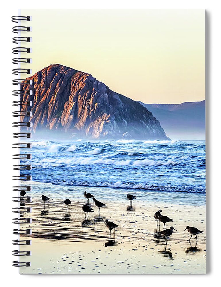 Morro Bay Spiral Notebook featuring the photograph Gathered by Brett Harvey