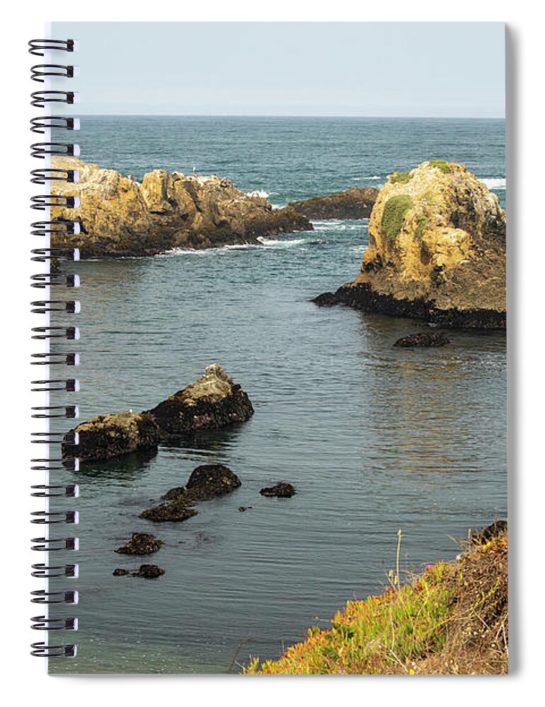 Nature Spiral Notebook featuring the photograph Seal Cove by Frank Wilson