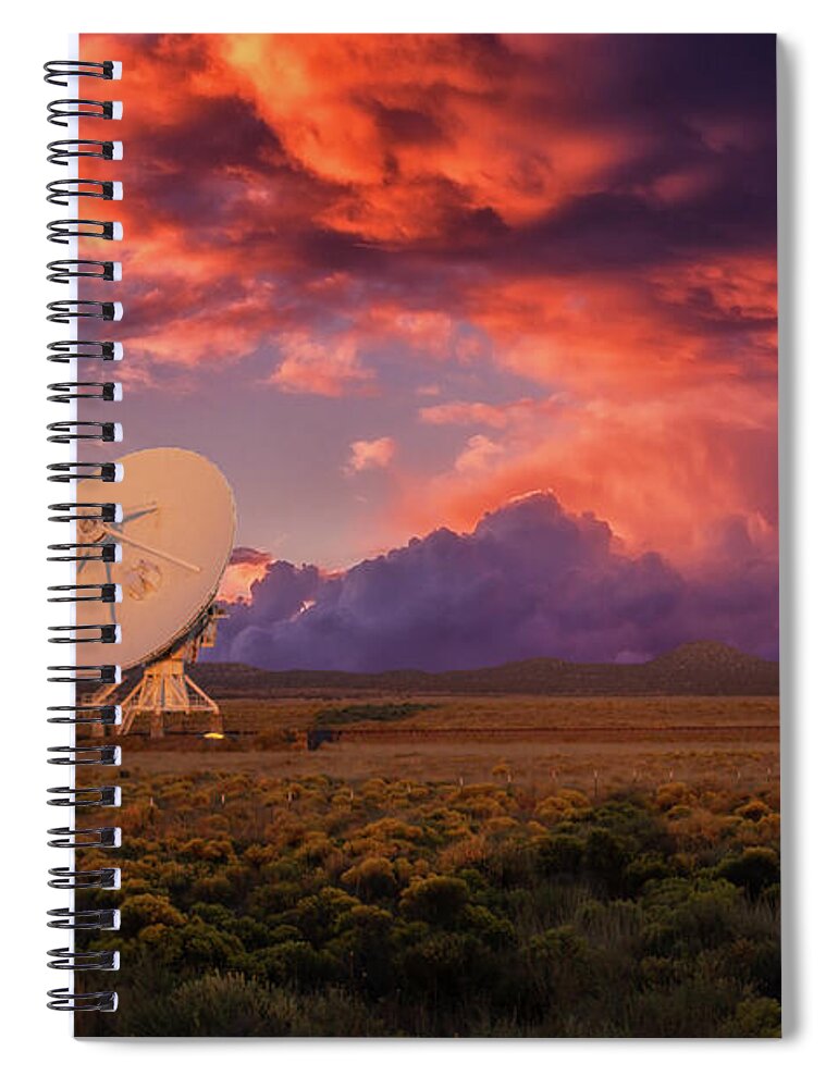 Fine Art Spiral Notebook featuring the photograph Searching The Heavens by Robert Harris