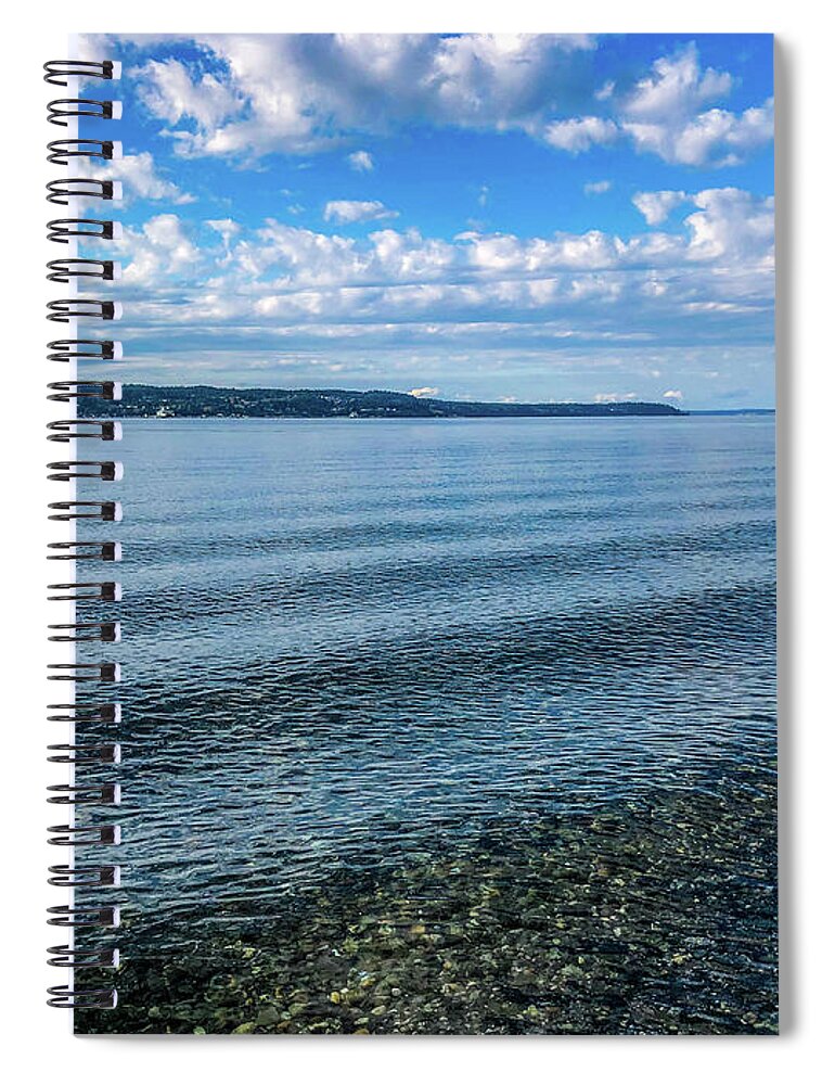 Seashore Spiral Notebook featuring the photograph Seashore by Anamar Pictures