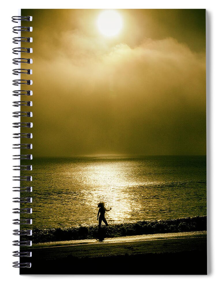 Lake Worth Pier Spiral Notebook featuring the photograph Seashore Idyll by Phil Marty