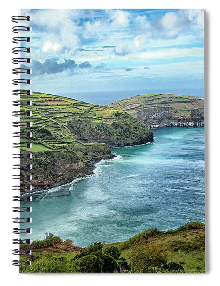 Azores Spiral Notebook featuring the photograph Seaside Delights by Phil Marty