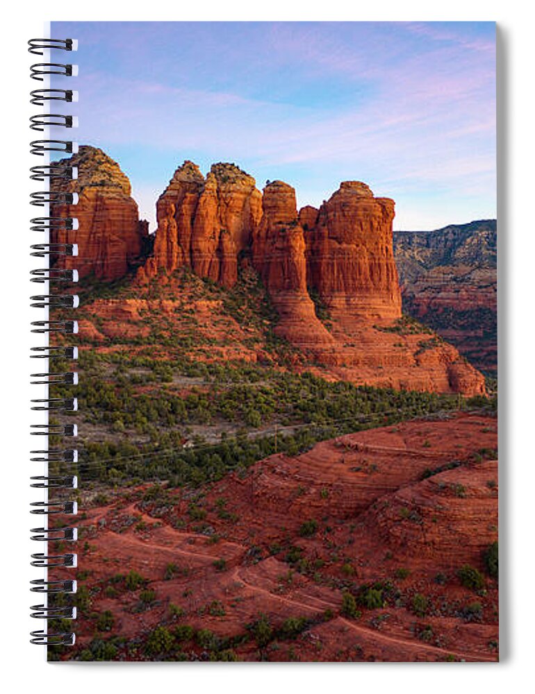 Sedona Spiral Notebook featuring the photograph Sedona Arizona Sunrise by Anthony Giammarino