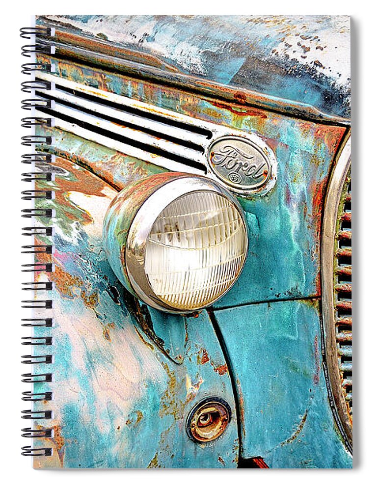 David Lawson Photography Spiral Notebook featuring the photograph Seen Better Days by David Lawson