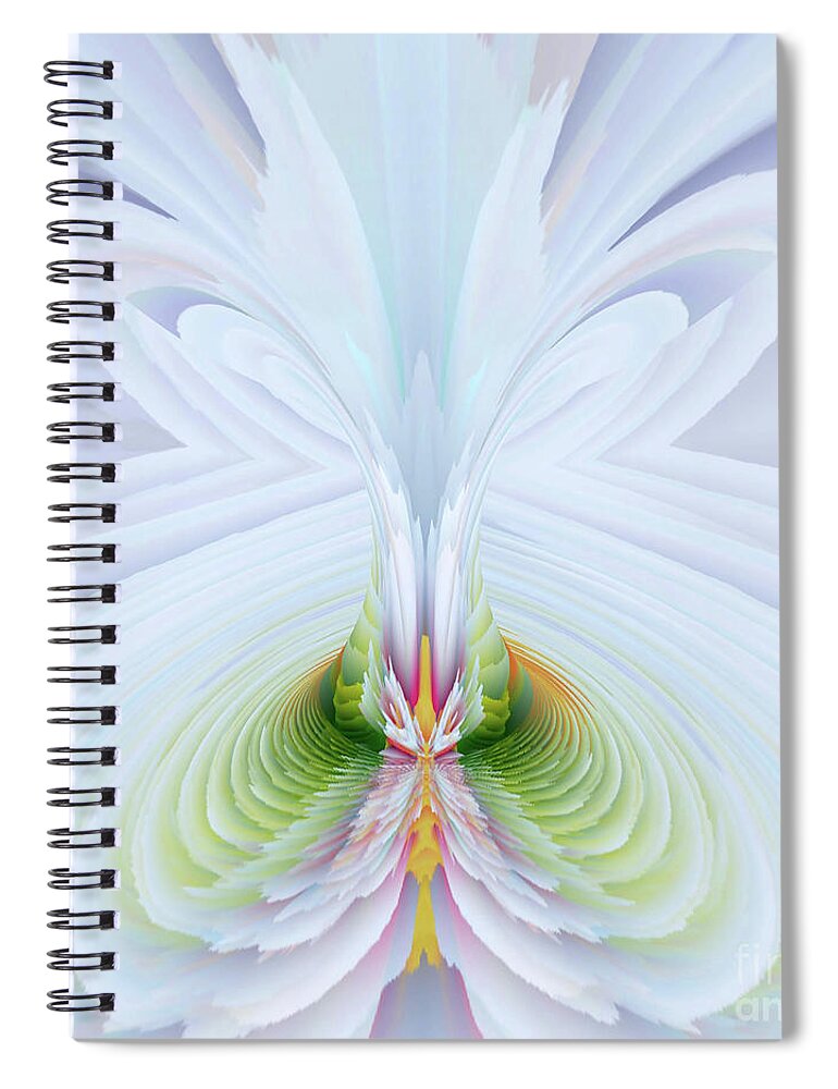 Art Spiral Notebook featuring the digital art Seies Sun 3 by Alexandra Vusir