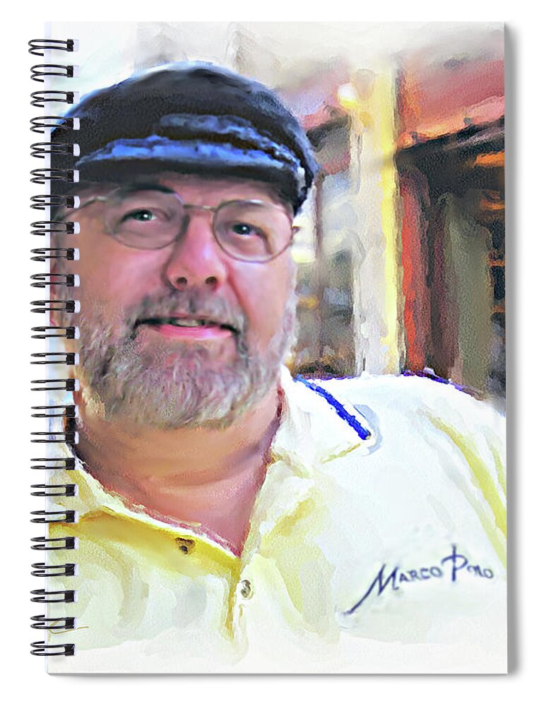 Artist Spiral Notebook featuring the painting Self-Portrait by Joel Smith