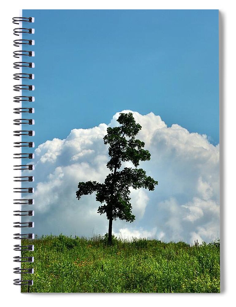 Sentinel Spiral Notebook featuring the photograph Sentinel by Sarah Lilja