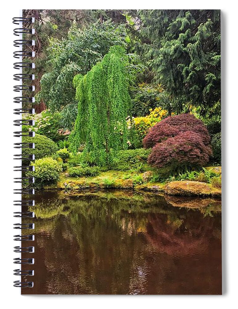 Serenity Spiral Notebook featuring the photograph Serenity by Jerry Abbott