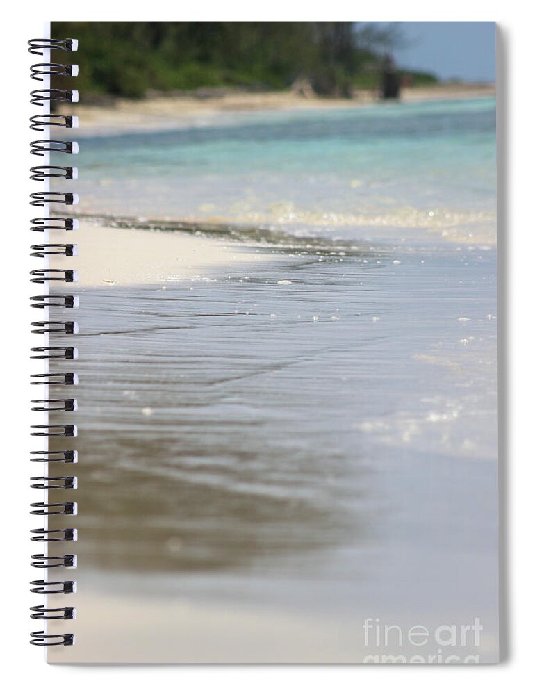 Jamaica Spiral Notebook featuring the photograph Serenity by Wilko van de Kamp Fine Photo Art