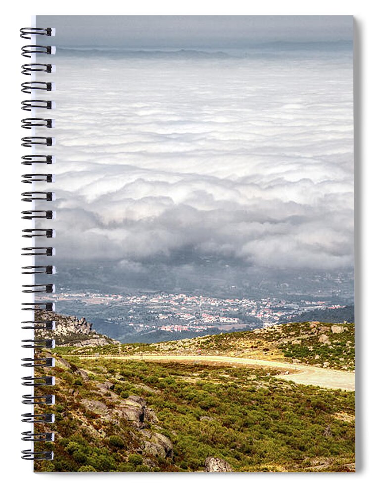Serra Da Estrela Spiral Notebook featuring the photograph Serra da Estrela by Micah Offman