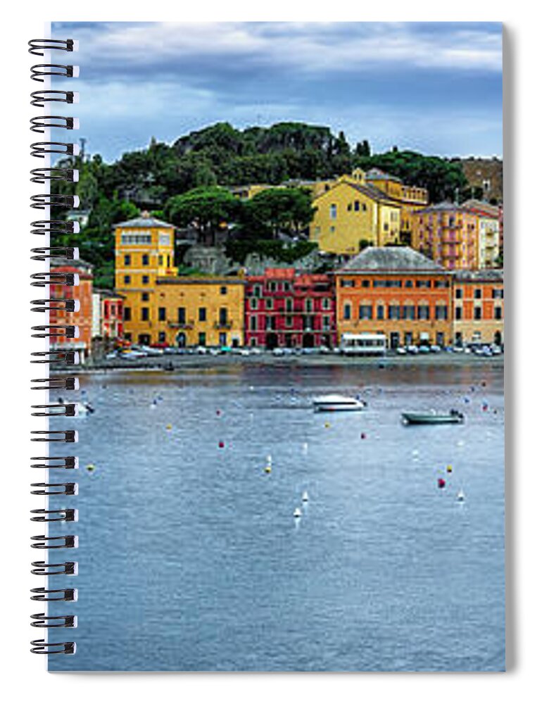 Gary Johnson Spiral Notebook featuring the photograph Sestri Lavente Sunset by Gary Johnson