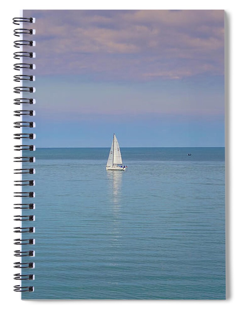 Set Sail Spiral Notebook featuring the photograph Set Sail by Rachel Cohen