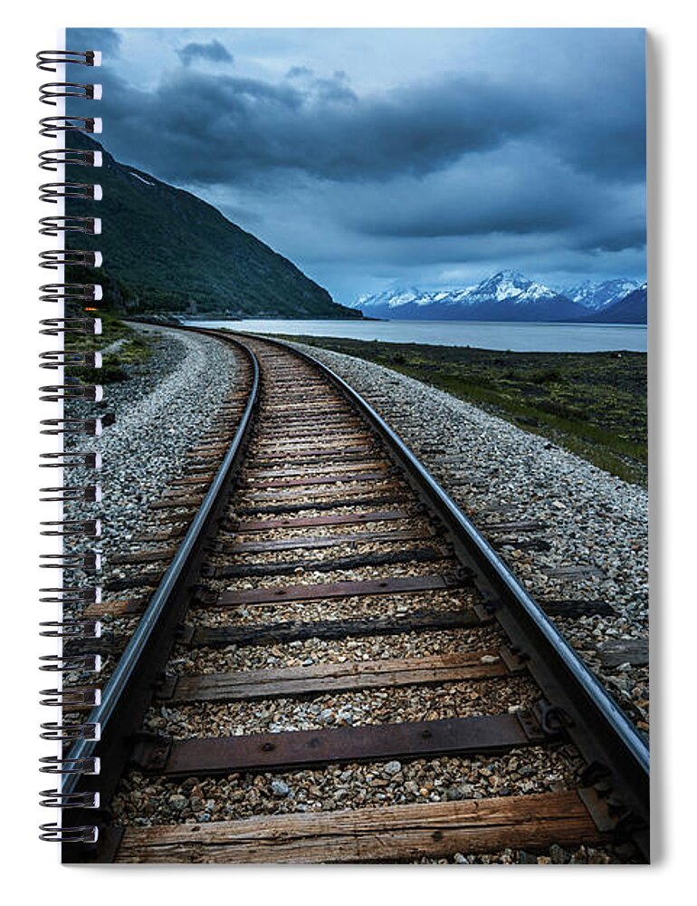 Ak1 Spiral Notebook featuring the photograph Seward, Alaska by Dee Potter