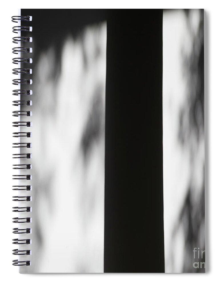 Abstract Spiral Notebook featuring the photograph Shadow Abstract 29 by Tony Cordoza
