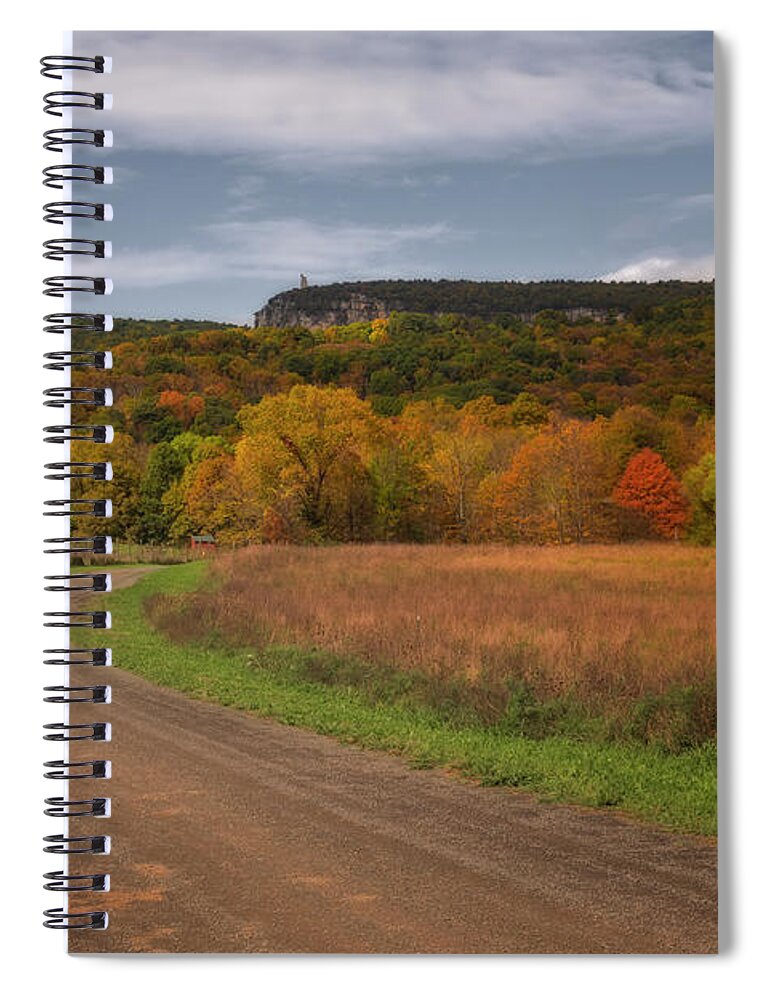 Shawangunk Spiral Notebook featuring the photograph Shawangunk Mountain Hudson Valley NY by Susan Candelario