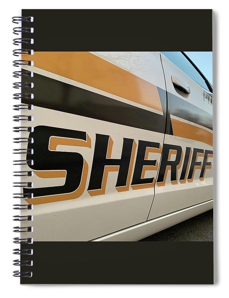Sheriff Spiral Notebook featuring the photograph Sheriff by Lee Darnell
