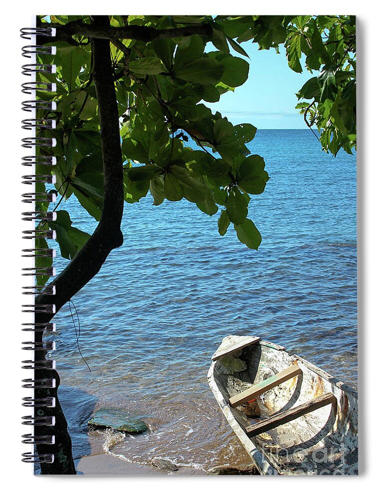 Honduras Spiral Notebook featuring the photograph Siesta in Honduras by Wilko van de Kamp Fine Photo Art