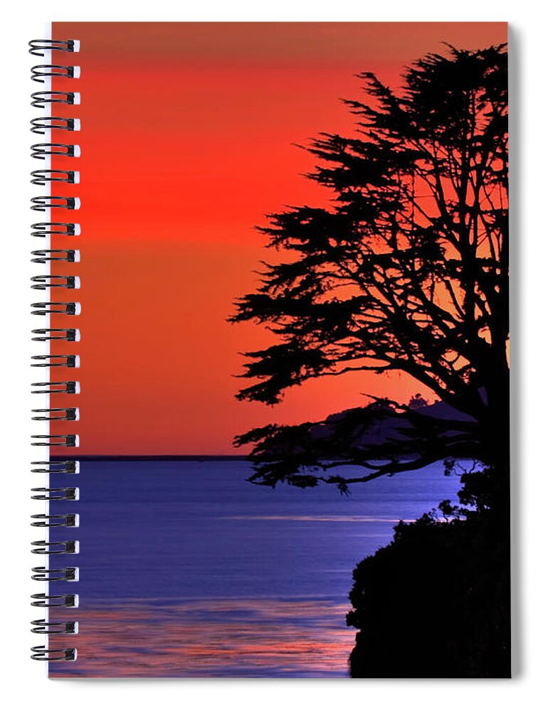 Shell Beach Spiral Notebook featuring the photograph Silhouette by Beth Sargent