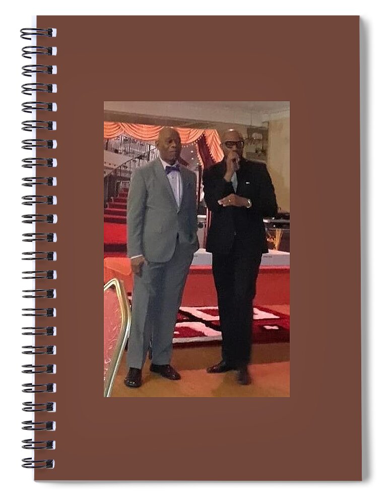 Spiral Notebook featuring the photograph Simmo by Trevor A Smith