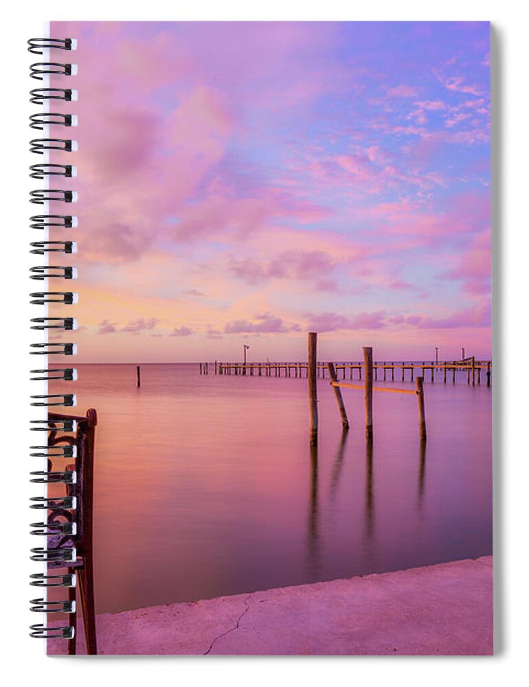Copano Spiral Notebook featuring the photograph Sit Back and Enjoy the Show by Christopher Rice