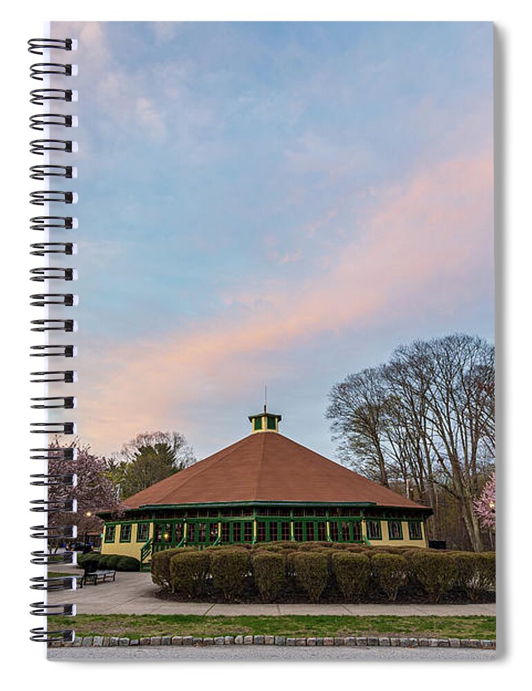 Cherry Blossoms Spiral Notebook featuring the photograph Slater Park 4-19-21-37 by Bryan Bzdula