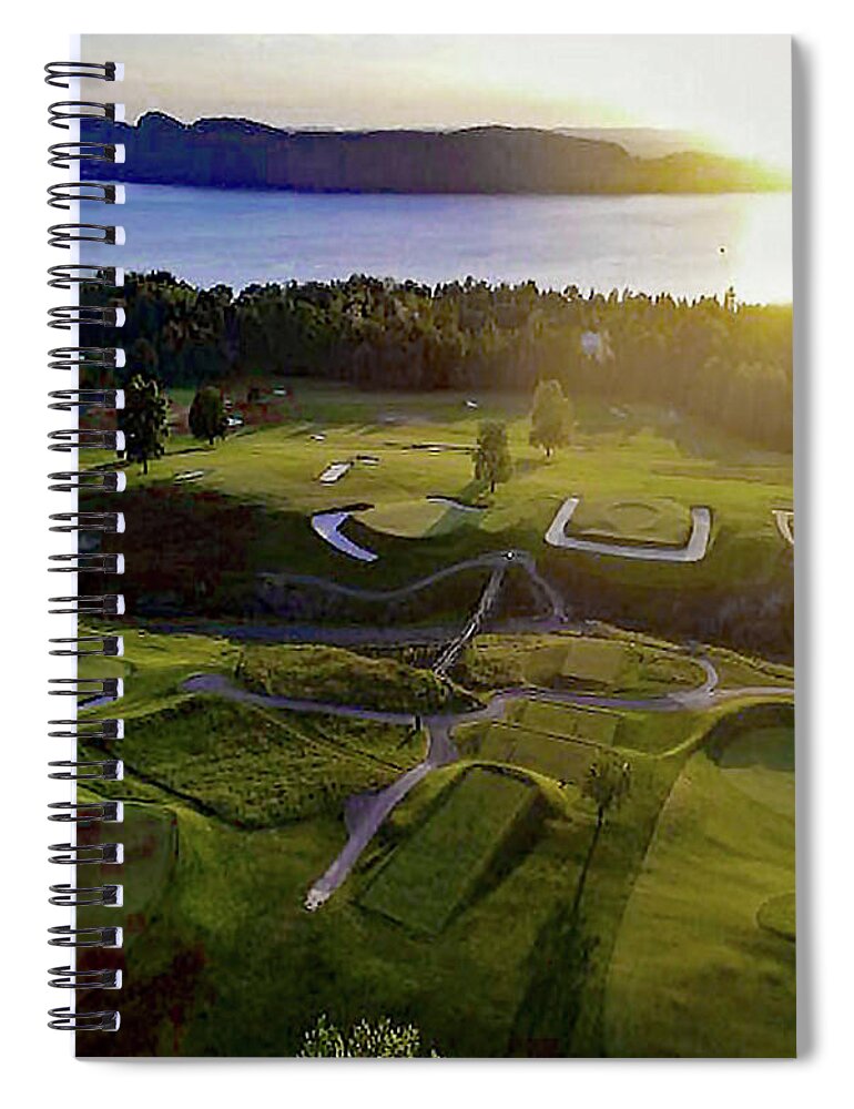 Sleepy Hollow Spiral Notebook featuring the photograph Sleepy Hollow GC NY by Imagery-at- Work